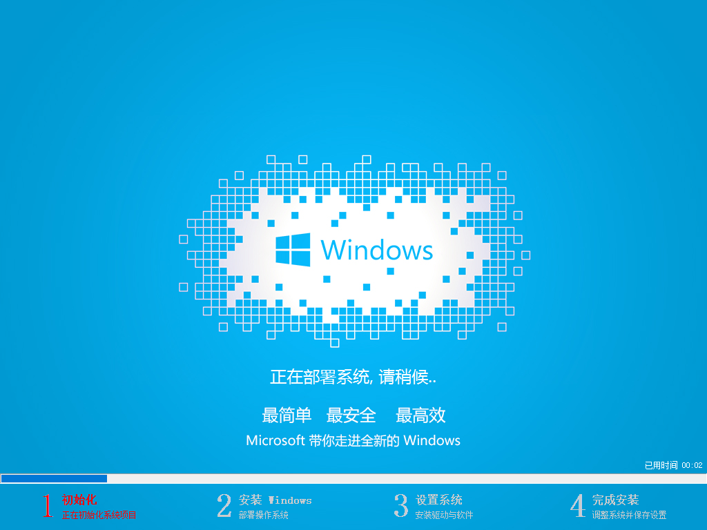 U盘安装win8